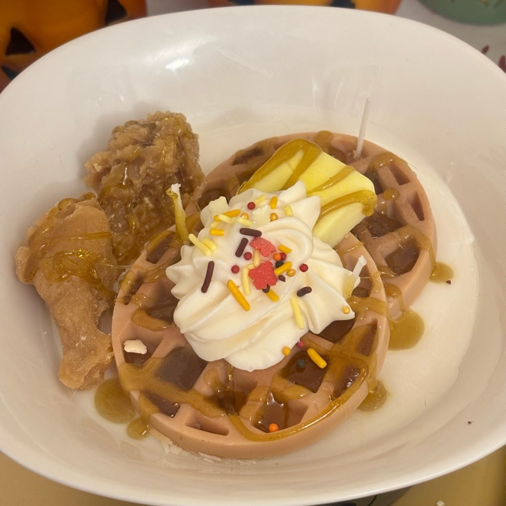 Chicken and Waffles Candle